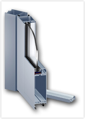 Okenno-dverný systém bez tepelnej izolácie MB-45